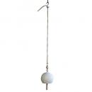 SPICE ポタリーウィンドチャイム グローブ ホワイト 陶器 2個セット 長さ89