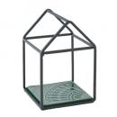 SPICE enrich アイアンハウス キャンドルスタンド シンプル グリーン 高さ17.5