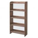 シェルフ ナチュラル ウッド ミディアムブラウン 素朴 メッシュ 棚 フック付 おしゃれ 高さ146