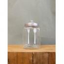 スプーンとフォーク柄の瓶 食品保存容器 ガラス 瓶 おしゃれ キッチン用品 ポット ジャー