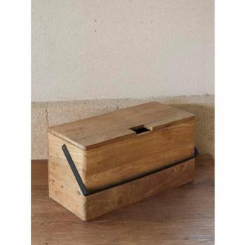 チークツールBOX 木製 チーク 古材 収納 ボックス ナチュラル 箱 便利