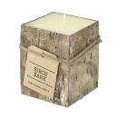 SPICE バーク キューブキャンドル Sサイズ 2個セット ヒーリンググッズ ナチュラル 高さ10