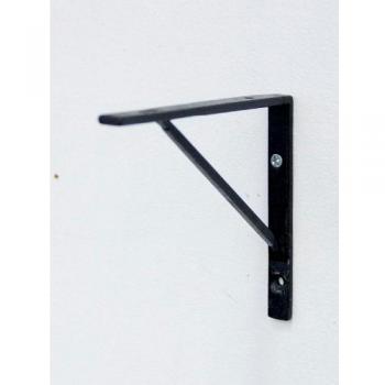 アイアン棚受け S 壁掛け ウォールシェルフ用 ブラケット ブラック 黒 シック シンプル
