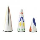 SPICE アートリングホルダー3個セット C×2set 陶器 ディスプレイ おしゃれ 高さ6~10