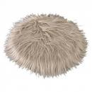 SPICE Warmth エコファー チェアパッド キャメル モフモフ 温かい 2個セット 直径38