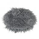 SPICE Warmth エコファー チェアパッド グレー モフモフ 温かい 2個セット 直径38