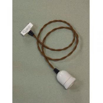 引掛シーリング付灯具セラミックソケットE26用100cm 陶器