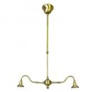 ツインペンダント スチール おしゃれ 上品 ペンダントライト 金色 アンティーク調 ゴールド