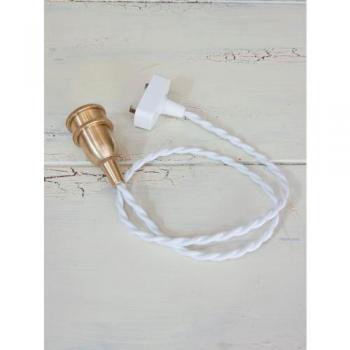 ペンダント E17用 WH 60cm 挟みこみ用 真鍮