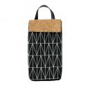 レジ袋ストッカー おしゃれ クラシック 便利 整理 保管 ビニール袋 ブラック 高さ28