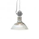 ペンダントライト おしゃれ インダストリアル 1灯 電球なし スチール クリア かっこいい 直径28