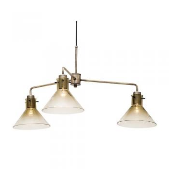 ペンダントライト 壁スイッチ スチール クリア ガラス ボール 電球なし シンプル 幅70