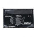 ポーチ 小物入れ 小型バック フラット ステーショナリー かこいい ブラック 幅21