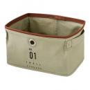 収納ボックス カジュアル おしゃれ カーキ 収納ケース 整理 折りたたみ 幅22