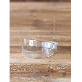 3インチシャーレ ガラス 皿 小物入れ ガラスケース おしゃれ 英字 透明