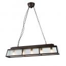 グラスハウス5ペンダント 白熱球付き ブラック インダストリアル おしゃれ 天井照明 幅97