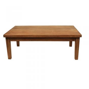 マンゴーウッドローテーブル ライトブラウン 木製 シンプル