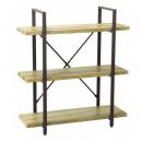 Brocante 3 layers shelf ナチュラル WOOD 棚 木製 アイアン 高さ101