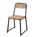 ANCIENT FRAME CHAIR 2脚セット 椅子 アイアン 木製 ナチュラル 高さ81