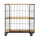 ANCIENT RACK WIRE RACK ラック 棚 アイアン 木製 ナチュラル 高さ95