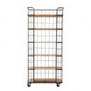ANCIENT RACK WIRE BIG SHELF 棚 アイアン 木製 ナチュラル 高さ180