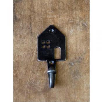 フックハウスB アンティーク調 アイアン おしゃれ お家 壁掛け フック 帽子 ストール掛