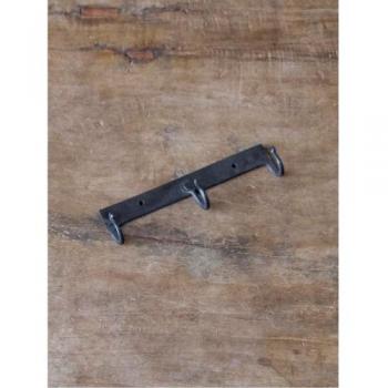 アイアンハンガー3 アンティーク調 おしゃれ かわいい 鉄 壁掛け 3連 コート 帽子 小物掛け