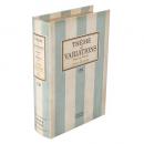 ブックボックス ライトブルー Lサイズ 2個セット 小物入れ 収納ボックス インテリア 高さ21