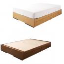 シンプル収納ベッド【Slimo】スリモ【ラテックス入り国産ポケットコイルマットレス付き】