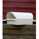 クラシックポスト ホワイト 郵便受け かわいい アンティーク調 アイアン レトロ 新聞受け 白