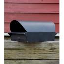 クラシックポスト ブラック 郵便受け かわいい アンティーク調 アイアン レトロ 新聞受け 黒