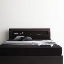 棚・コンセント付きデザイン【Silvia】シルビア【マルチラススーパースプリングマットレス付き】