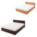 コンセント付き収納ベッド【Ever】エヴァー【マルチラススーパースプリングマットレス付き】