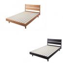 デザインパネルすのこベッド【Anne】アンネ【国産ポケットコイルマットレス付き】