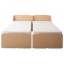 カントリー調棚付きチェストベッド【Amelie】アメリ