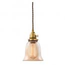 Soil Trans-pendant (トランスペンダント)電球なし グロッシーブラウン 真鍮 上品