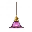 Couleur glass-pendant (クルールグラスペンダント)wide電球付き パープル