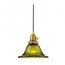 Couleur glass-pendant (クルールグラスペンダント)wide電球付き セージ