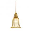 Couleur glass-pendant (クルールグラスペンダント)long 電球付き アンバー