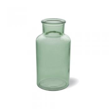 トルシヨンガラスベースJ-M 4個セット ガラス 花瓶 フラワーベース グリーン おしゃれ 高さ16
