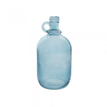 トルシヨンガラスベースD-S 2個セット ガラス 花瓶 フラワーベース ターコイズブルー 高さ26