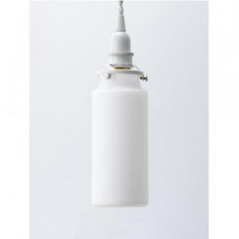 ミルクボトルシェード ホワイト ランプシェード 照明器具 ペンダントライト用 高さ175