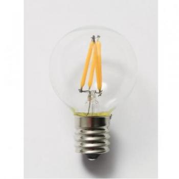クリプトン型LED電球E17 照明器具 クリア ガラス シンプル 直径38