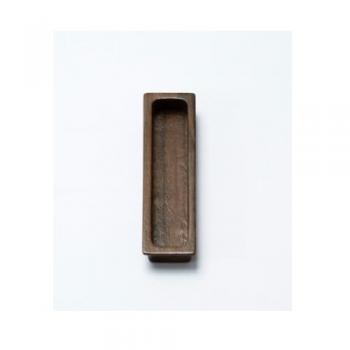 長方形引手 Walnut  ミディアムブラウン 木製 ナチュラル DIY ノブ おしゃれ 高さ90