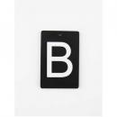 アイアンプレートB③ 3個セット アルファベットオブジェ ブラック おしゃれ カジュアル 高さ60