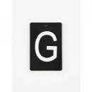 アイアンプレートG③ 3個セット アルファベットオブジェ ブラック おしゃれ カジュアル 高さ60