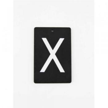 アイアンプレートX③ 3個セット アルファベットオブジェ ブラック おしゃれ カジュアル 高さ60