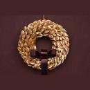 ゴールドナッツXmasリース(Mサイズ)クリスマス 金色 シンプル