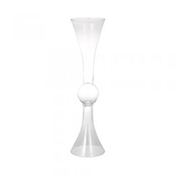 GLASS VASE AMBOS A"LASS VAS 花瓶 クリア おしゃれ 高さ60.5