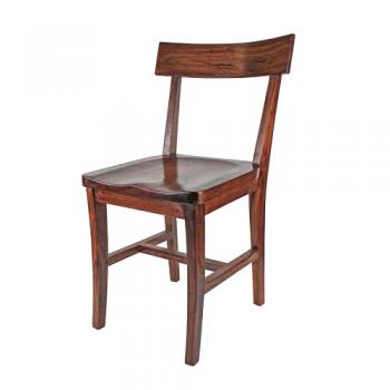 ウッドチェア 木製 椅子 ミディアムブラウン アンティーク調 おしゃれ シーシャムウッド 高さ82